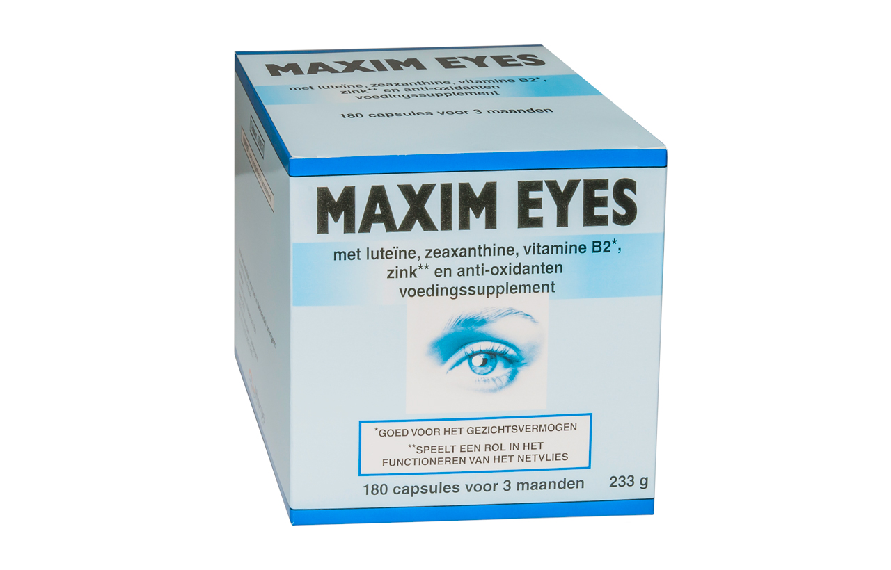 Maxim Eyes Voedingssupplement Voordelig Inkopen Bij Oogplein